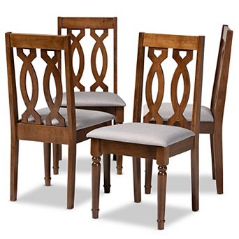 Baxton Studio Cherese Dining Chair 4 pc Set
