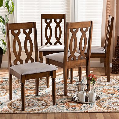 Baxton Studio Cherese Dining Chair 4-piece Set