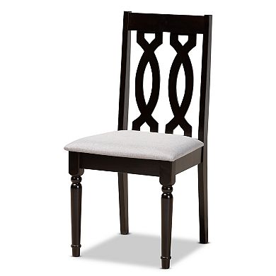 Baxton Studio Callie Dining Table & Chair 5-piece Set
