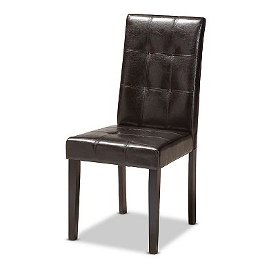 Baxton Studio Marie Dining Table & Chair 5-piece Set