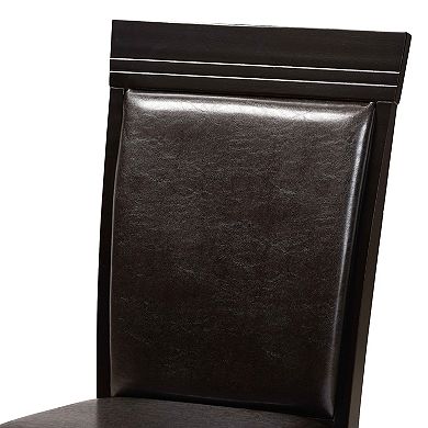 Baxton Studio Jeane Dining Table & Chair 5-piece Set