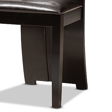 Baxton Studio Senan Dining Table & Chair 5-piece Set