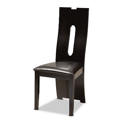 Baxton Studio Ronda Dining Table & Chair 5-piece Set