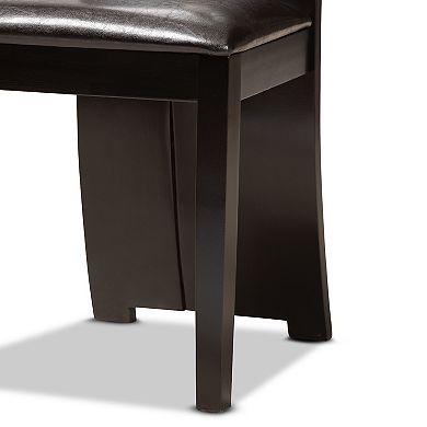 Baxton Studio Ronda Dining Table & Chair 5-piece Set