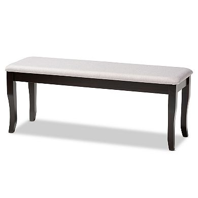 Baxton Studio Andor Dining Table, Bench & Chair 6-piece Set