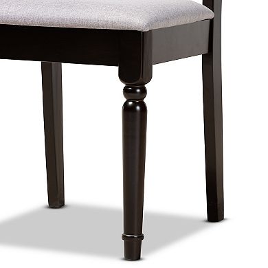 Baxton Studio Mona Dining Table & Chair 5-piece Set