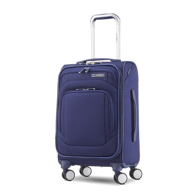 Samsonite Ascentra 22-Inch Carry-On Softside Spinner Luggage, Blue, 22 CARR