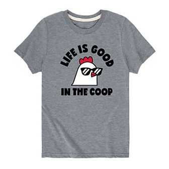 Boys 8-20 Life Is Good in The Coop Graphic Tee