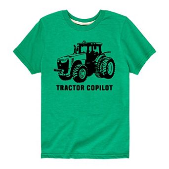 Boys 8-20 Tractor Copilot Graphic Tee