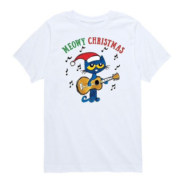 Boys 820 Pete the Cat Christmas Song Graphic Tee