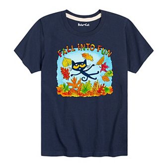 Boys 8-20 Pete The Cat Fall Into Fun Graphic Tee