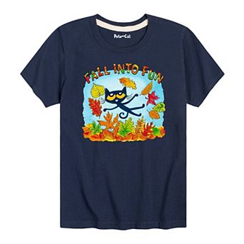 Boys 8-20 Pete The Cat Fall Into Fun Graphic Tee