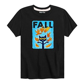 Boys 8-20 Pete The Cat Falling Leaves Graphic Tee