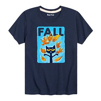 Boys 8-20 Pete The Cat Falling Leaves Graphic Tee