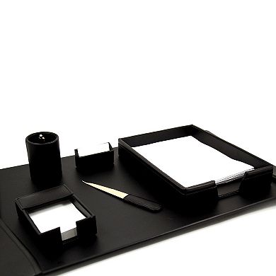 6-pc. Leather Desk Set