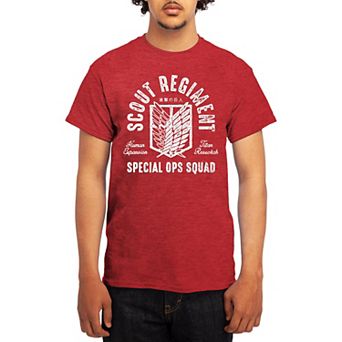 Men's Attack on Titan Special Ops Scouts Graphic Tee