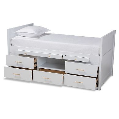 Baxton Studio Mirza Twin Bed