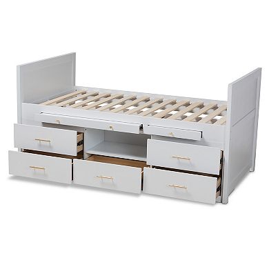 Baxton Studio Mirza Twin Bed