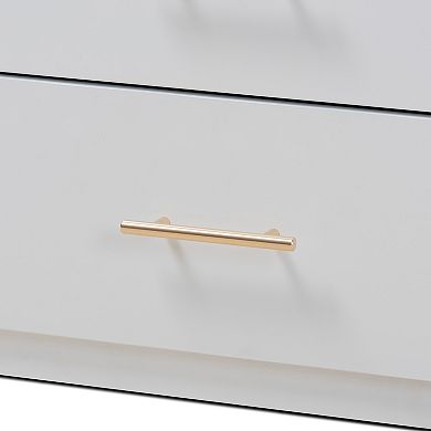 Baxton Studio Mirza Twin Bed