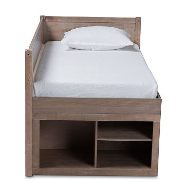 Baxton Studio Levon Twin Bed