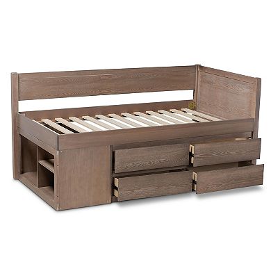 Baxton Studio Levon Twin Bed