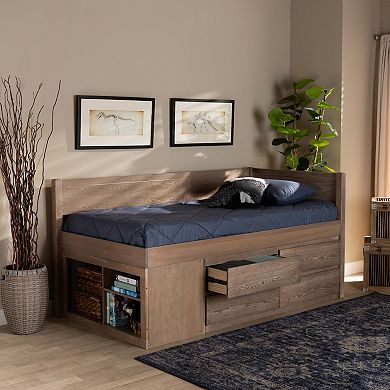 Baxton Studio Levon Twin Bed