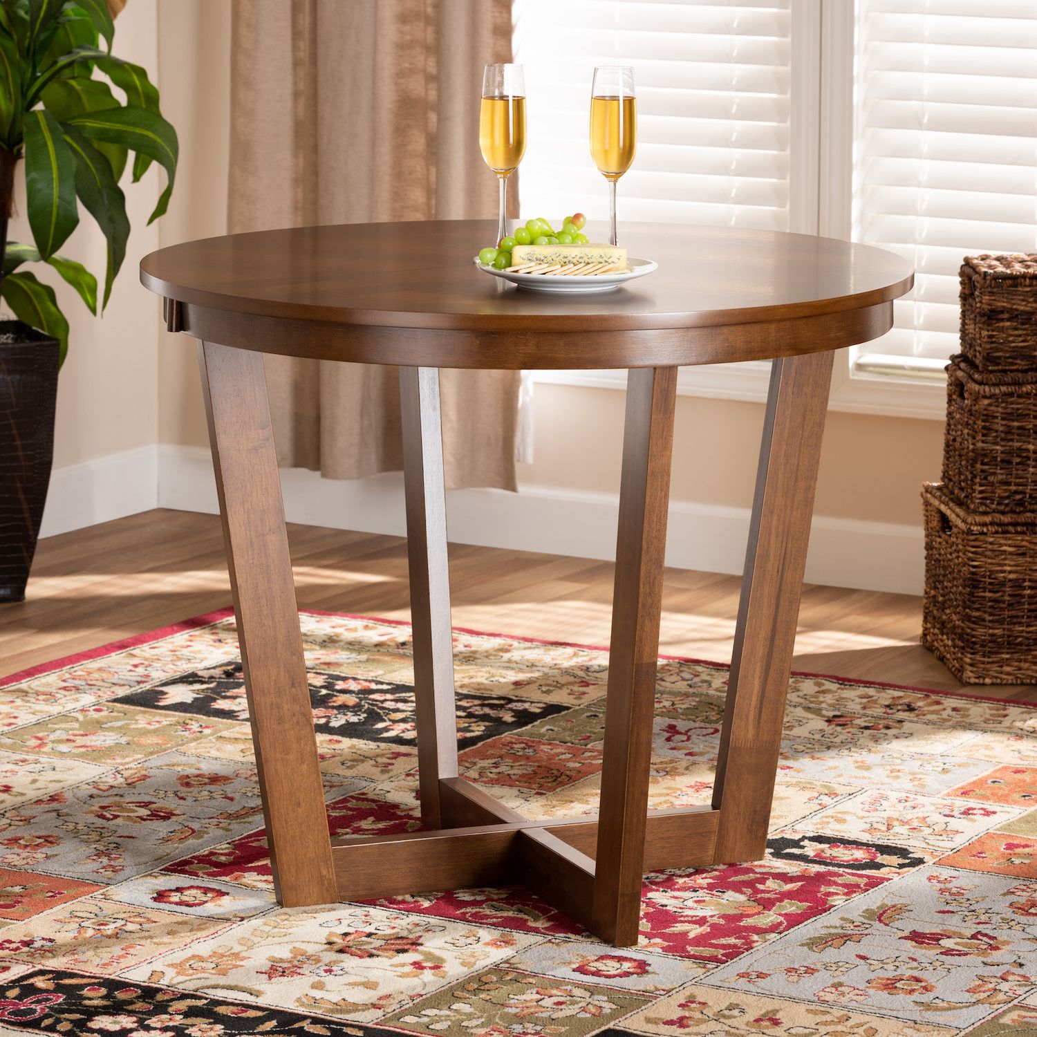 Baxton Studio Alayna Dining Table   5543044 ALT