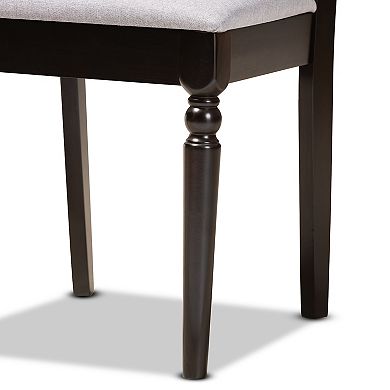 Baxton Studio Eliza Gray 5-Piece Dining Set