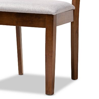 Baxton Studio Alena Gray 5-Piece Dining Set