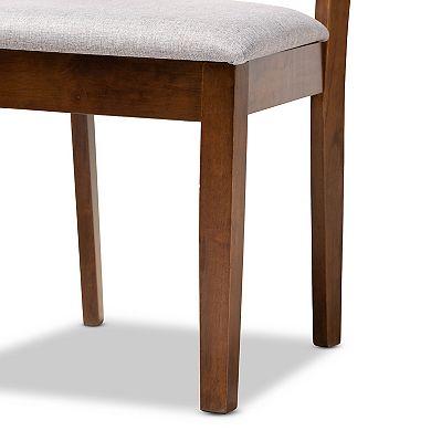 Baxton Studio Elise Gray 5-Piece Dining Set