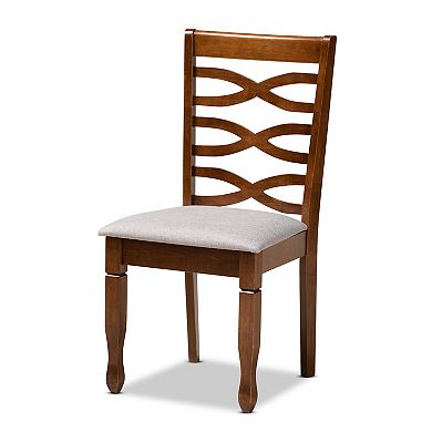 Baxton Studio Aspen Gray 5-Piece Dining Set