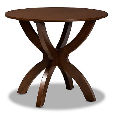 Baxton Studio Aspen Gray 5-Piece Dining Set