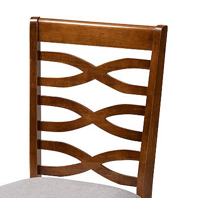 Baxton Studio Aspen Gray 5-Piece Dining Set