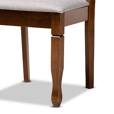 Baxton Studio Aspen Gray 5-Piece Dining Set