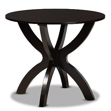 Baxton Studio Savina Gray 5-Piece Dining Set