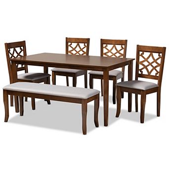 Baxton Studio Dori Gray 5 pc Dining Set
