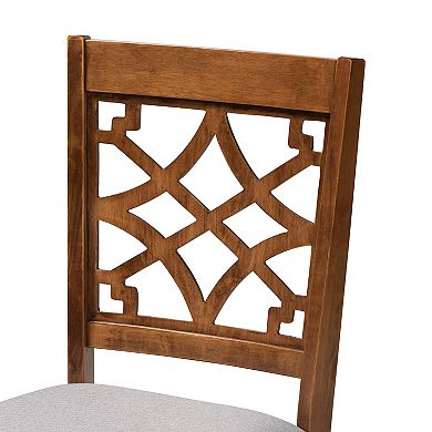 Baxton Studio Dori Gray 5-Piece Dining Set