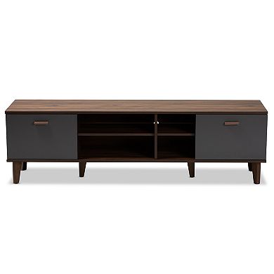 Baxton Studio Moina Brown TV Stand