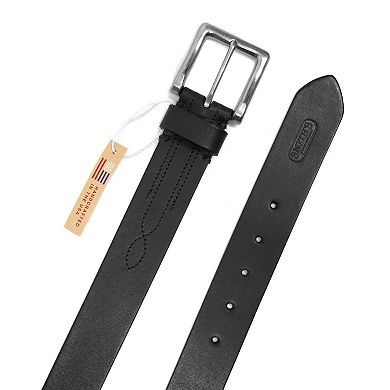 Men's Smith's Workwear 38mm Full Grain Leather Cut Edge Belt