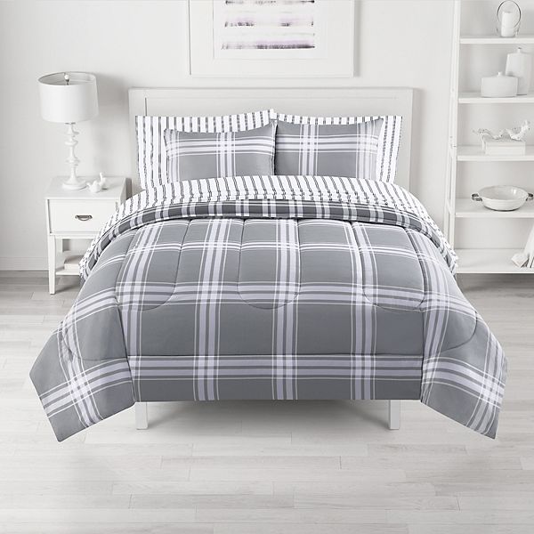 The Big One® Nathan Plaid Reversible Comforter Set with Sheets Nathan