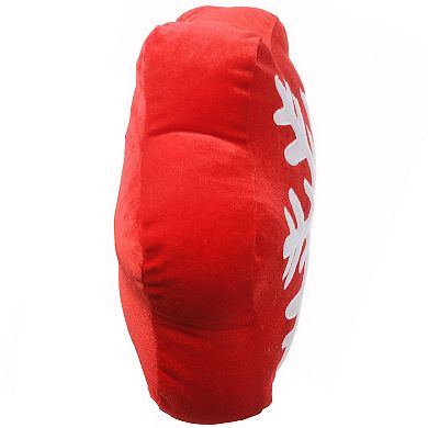 National Tree Company Embroidered Snowflake Throw Pillow