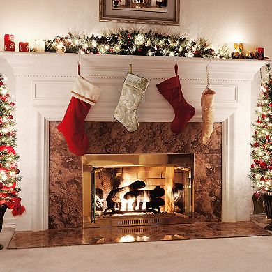 National Tree Company Metallic Sequin Christmas Stocking