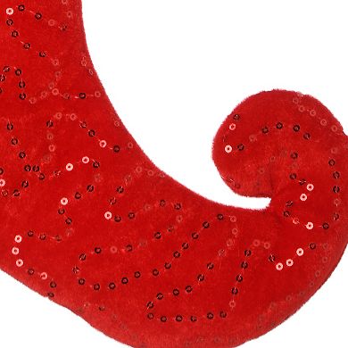 National Tree Company Jester Style Red Christmas Stocking