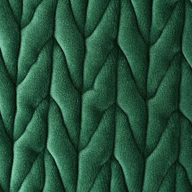 National Tree Company Quilted Faux Fur Trim Christmas Stocking