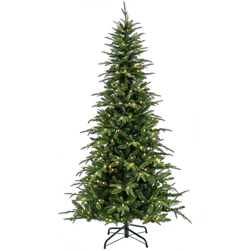 National Tree Company 7.5-ft. Pre-Lit Backer Pine Artificial Christmas Tree