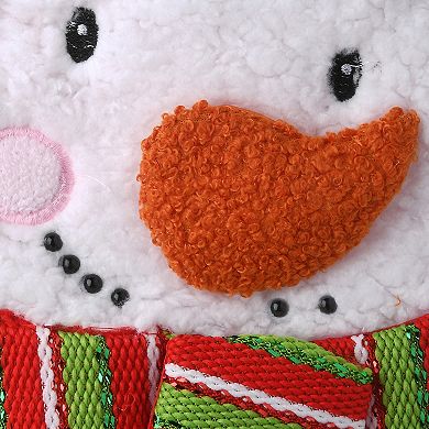 National Tree Company Be Merry Snowman Christmas Stocking
