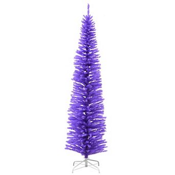 National Tree Company 7.5-ft. Slim Lavender Artificial Christmas Tree