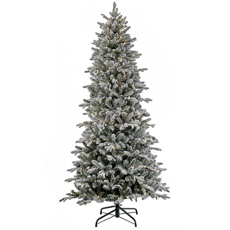 54707316 National Tree Company 4-ft. LED Snowy Calton Pine  sku 54707316