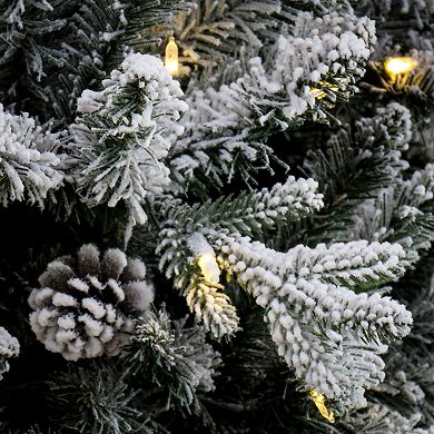 National Tree Company 4-ft. LED Snowy Calton Pine Artificial Christmas Tree