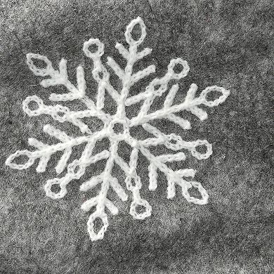National Tree Company Snowflake Christmas Stocking